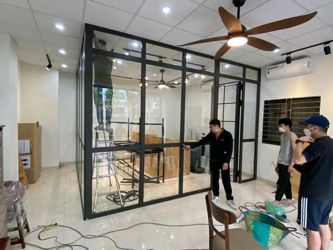 Vách nhôm kính tại Bình Thạnh